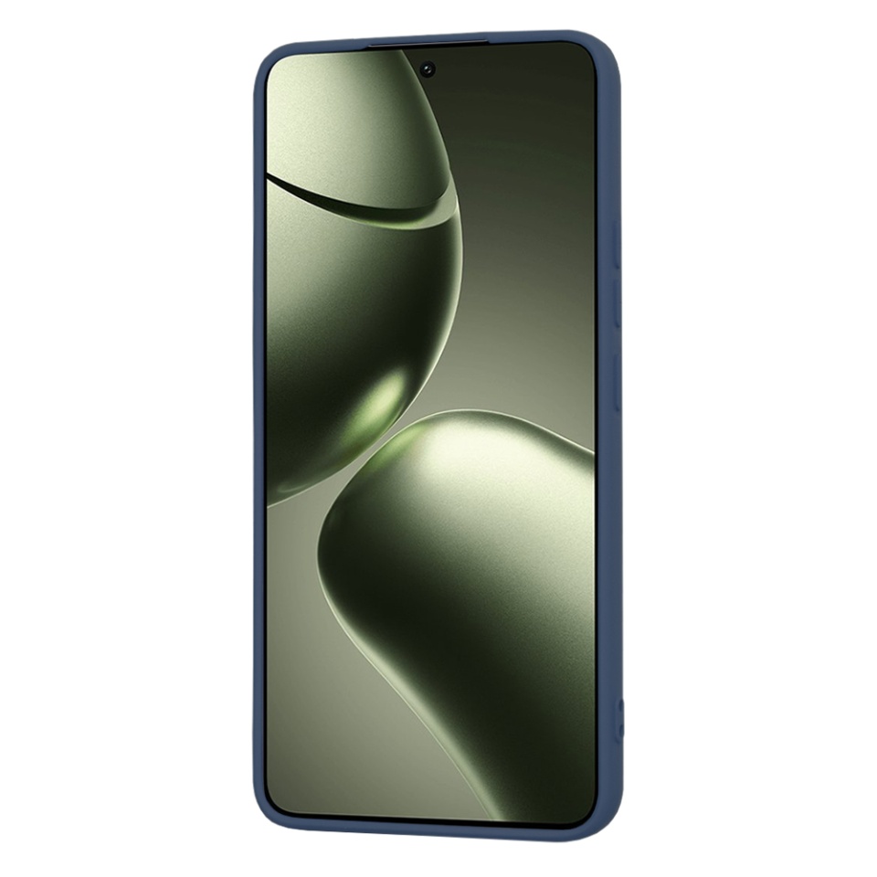 Husa pentru Xiaomi 14T din Silicon Catifelat, Protectie Premium, Skyddar SoftElegance - Bleumarin - 1 | YEO