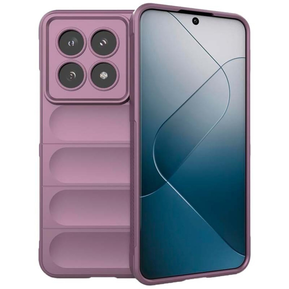 Husa pentru Xiaomi 14T eleganta, din silicon mat, SKDR Vogue - Mov