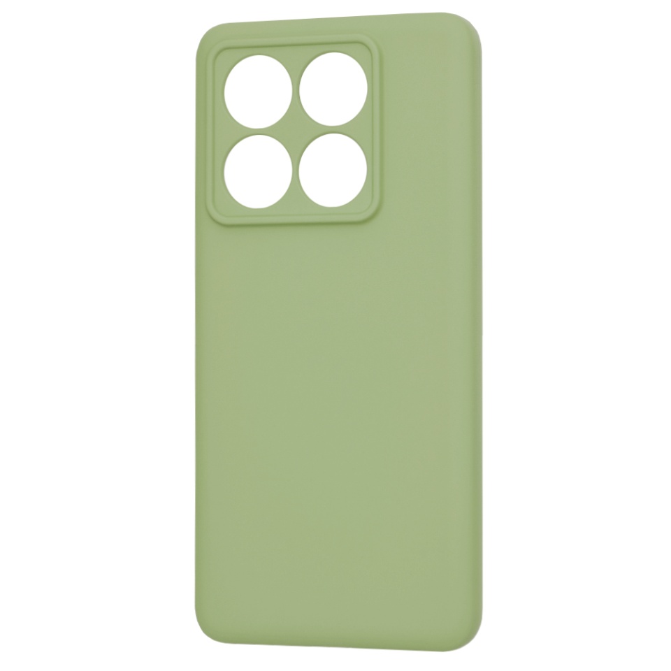 Husa pentru Xiaomi 14T Pro din Silicon Catifelat, Protectie Premium, Skyddar SoftElegance - Verde - 3 | YEO