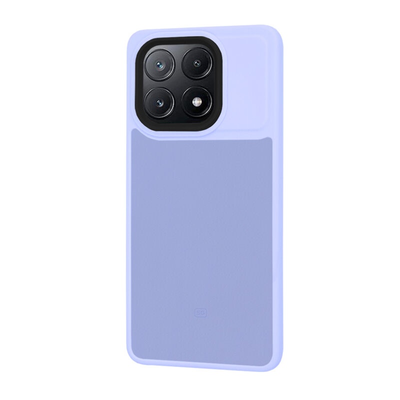 Husa pentru Xiaomi Poco X6 Pro, ce Absoarbe Cele mai Aspre Socuri, Skyddar Frosted - Mov deschis - 2 | YEO