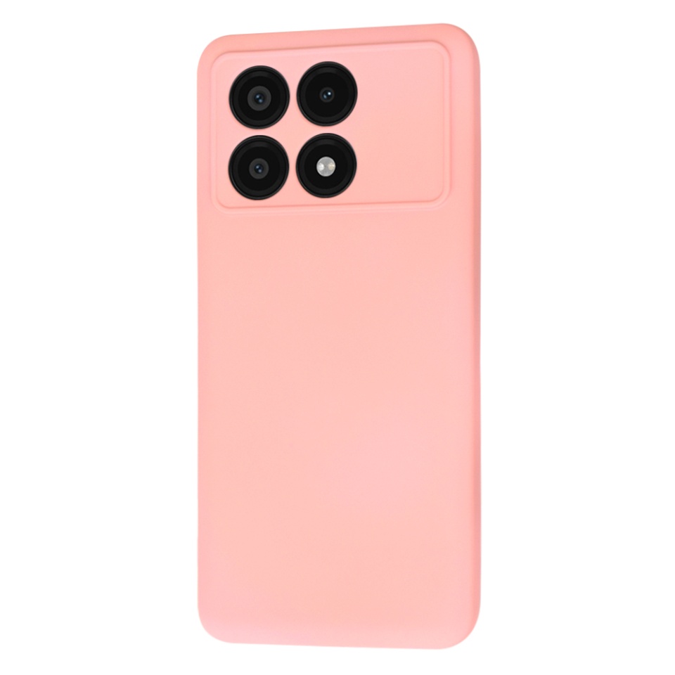 Husa pentru Xiaomi Poco X6 Pro din Silicon Catifelat, Protectie Premium, Skyddar SoftElegance - Roz - 3 | YEO