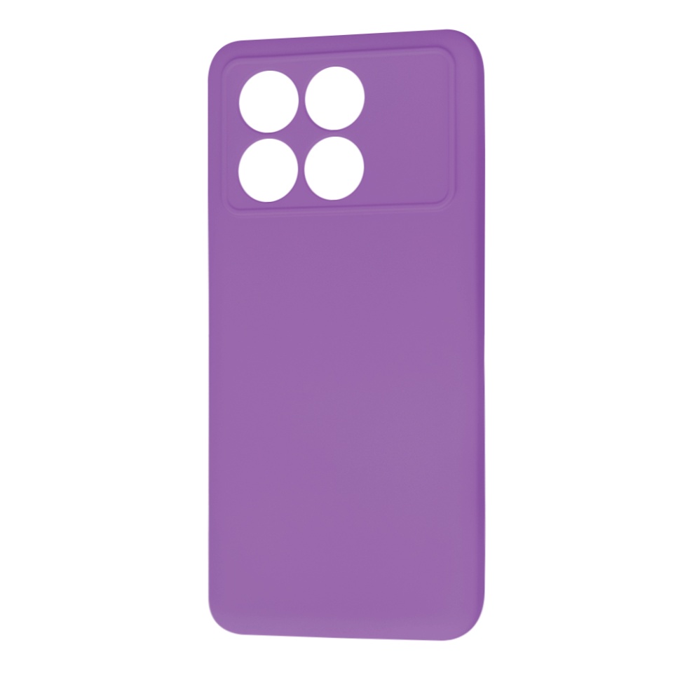 Husa pentru Xiaomi Poco X6 Pro din Silicon Catifelat, Protectie Premium, Skyddar SoftElegance - Mov - 1 | YEO