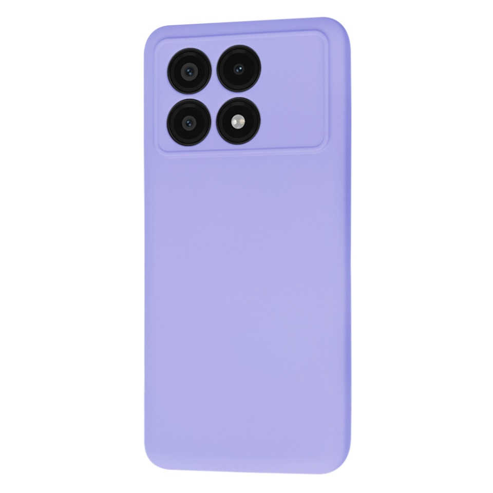 Husa pentru Xiaomi Poco X6 Pro din Silicon Catifelat, Protectie Premium, Skyddar SoftElegance - Violet - 3 | YEO