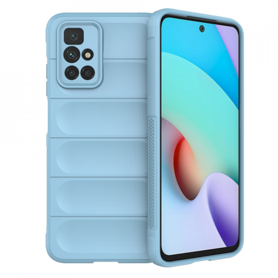 Husa pentru Xiaomi Redmi 10 / Redmi 10 2022 eleganta, din silicon mat, SKDR Vogue - Bleu
