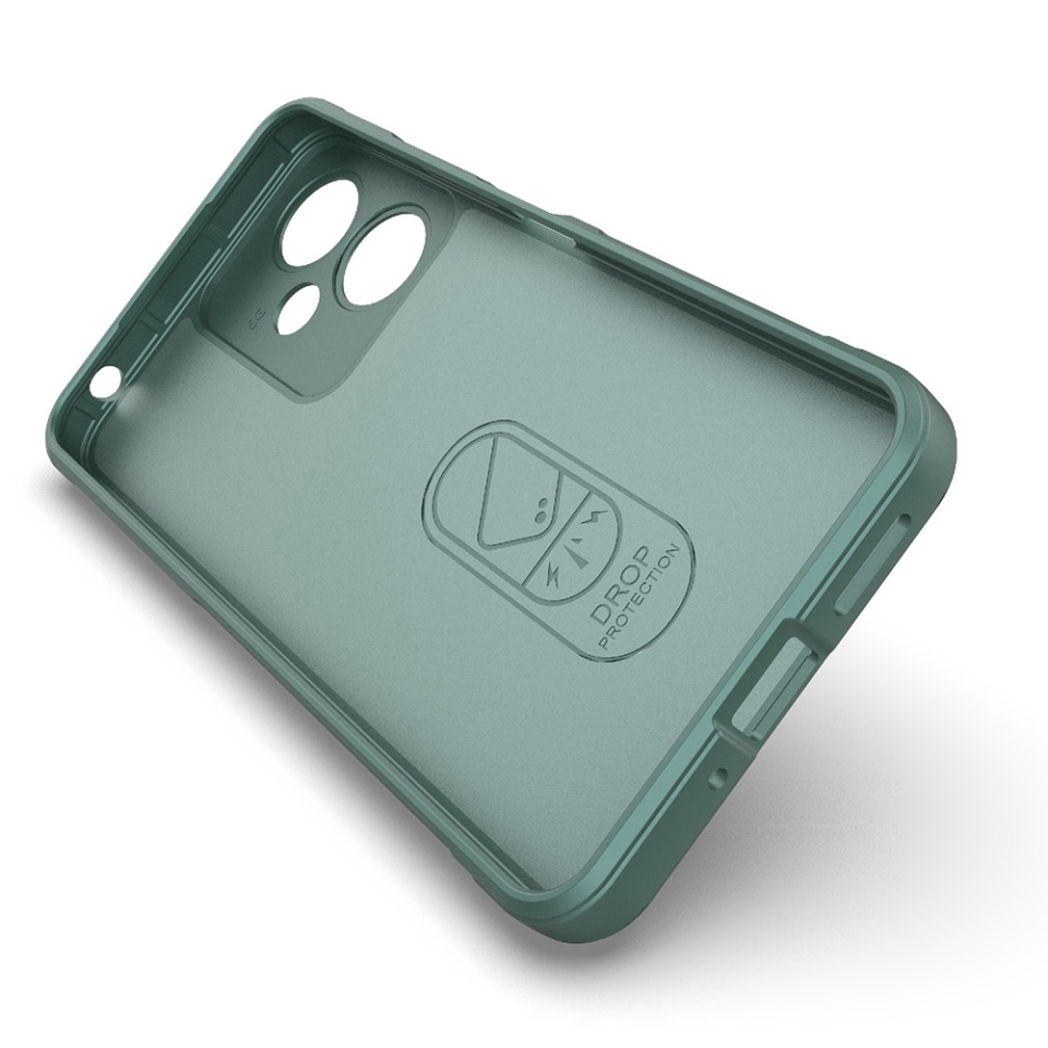 Husa pentru Xiaomi Redmi 13 / Poco M6 4G eleganta, din silicon mat, SKDR Vogue - Negru - 2 | YEO