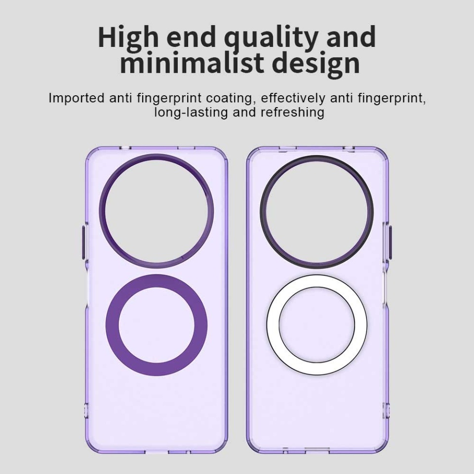 Husa pentru Xiaomi Redmi A3 / Redmi A3x, SKYDDAR INOVATION, CandyCase, Magsafe, set cu sticker, Mov - 3 | YEO