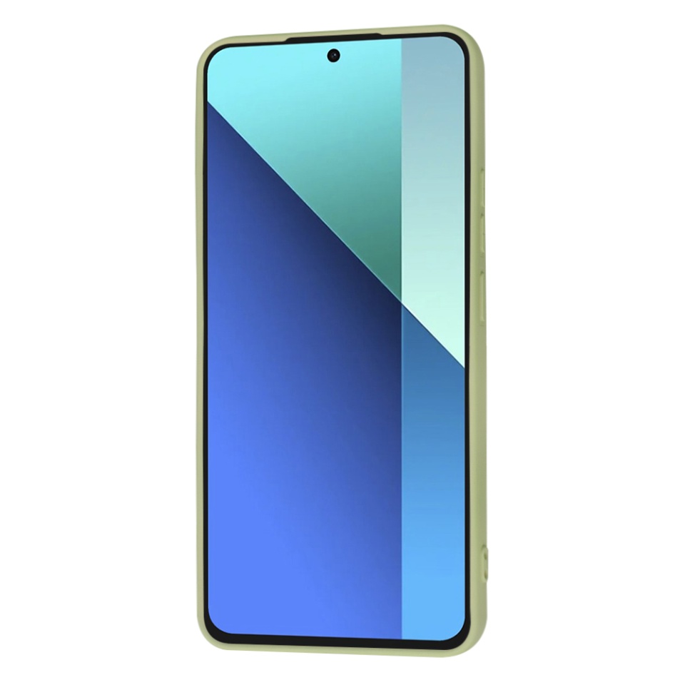 Husa pentru Xiaomi Redmi Note 13 4G din Silicon Catifelat, Protectie Premium, Skyddar SoftElegance - Verde - 2 | YEO