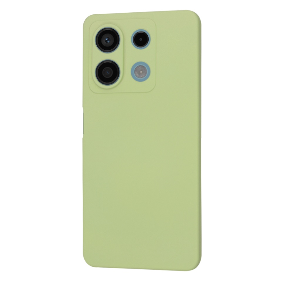 Husa pentru Xiaomi Redmi Note 13 5G din Silicon Catifelat, Protectie Premium, Skyddar SoftElegance - Verde - 3 | YEO