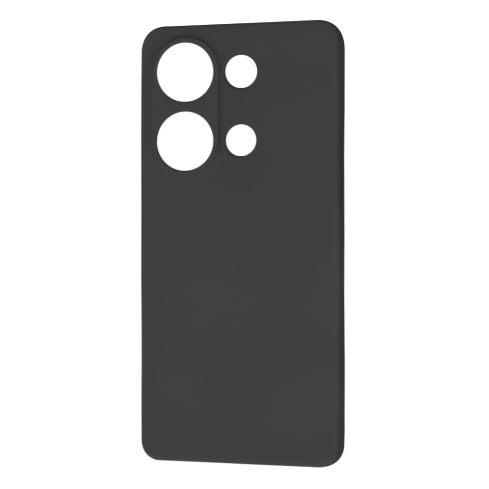 Husa pentru Xiaomi Redmi Note 13 Pro 4G / Poco M6 Pro 4G din Silicon Catifelat, Protectie Premium, Skyddar SoftElegance - Negru - 1 | YEO