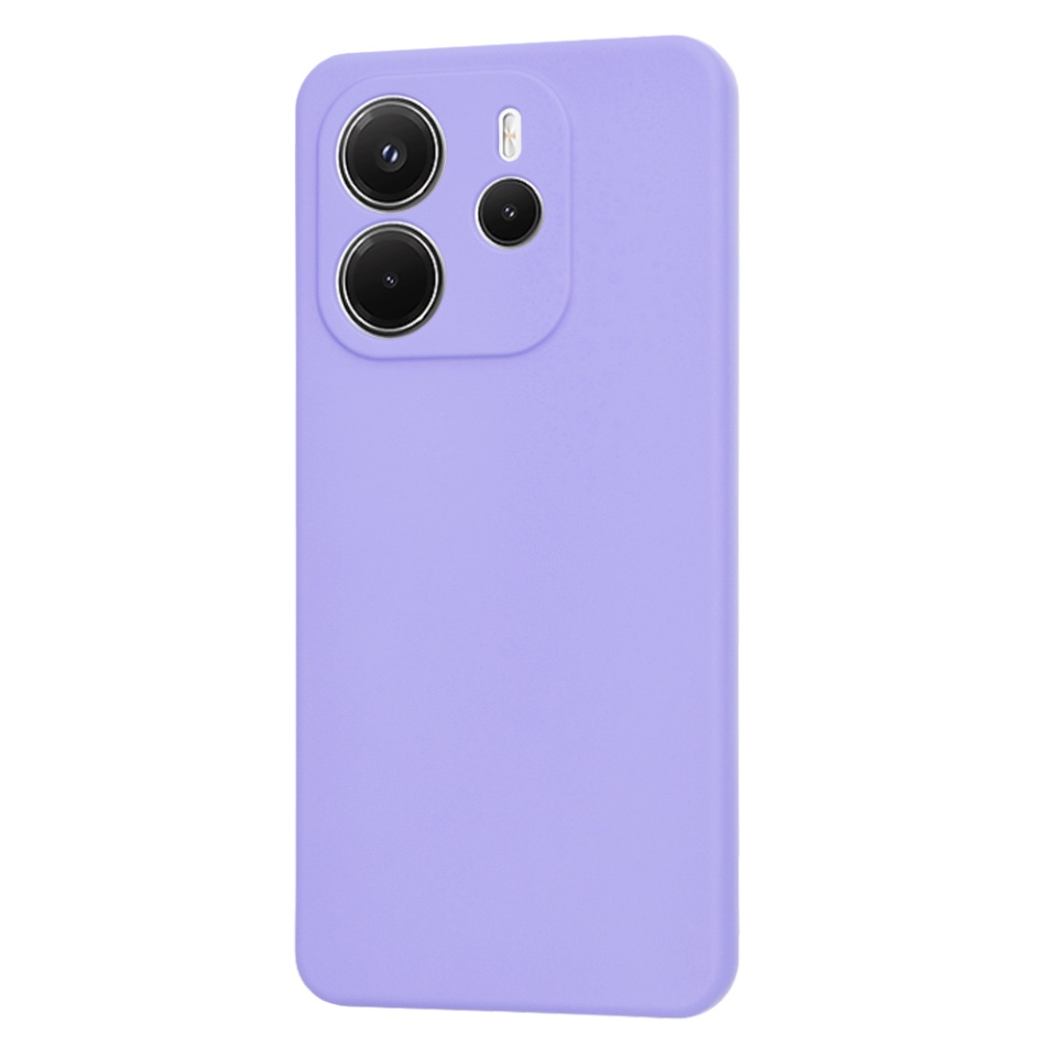 Husa pentru Xiaomi Redmi Note 14 4G (163.25 x 76.55 x 8.16mm), SKYDDAR INNOVATION, SoftElegance din Silicon Catifelat, set cu sticker, Violet - 2 | YEO