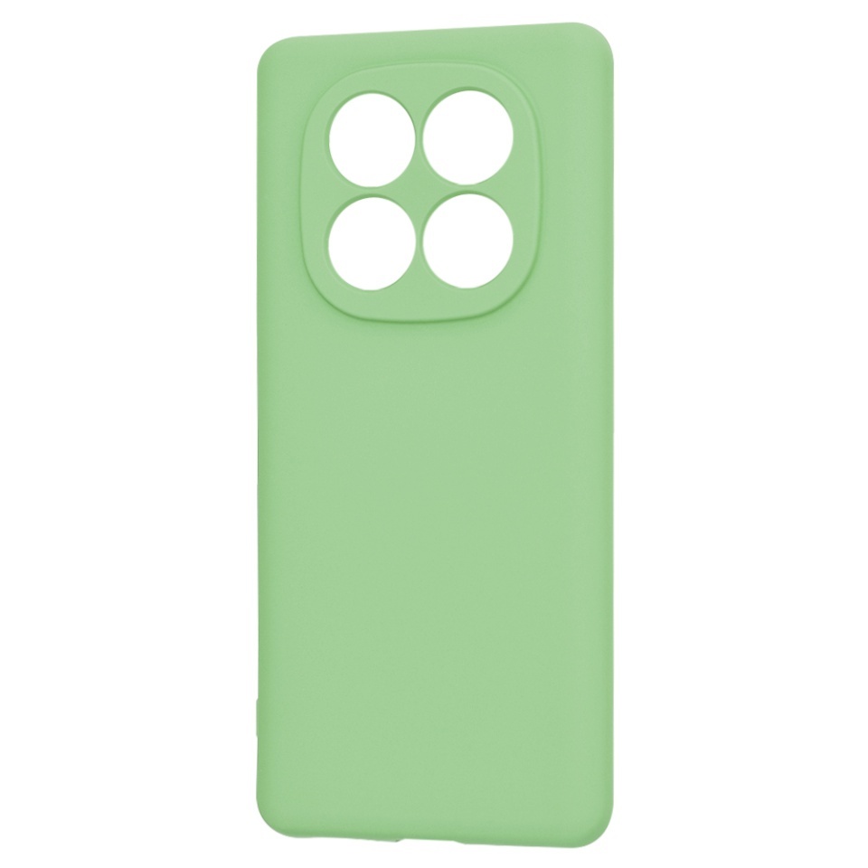 Husa pentru Xiaomi Redmi Note 14 Pro 5G / Poco X7, SKYDDAR INNOVATION, din Silicon Catifelat, SoftElegance, set cu sticker, Verde deschis - 3 | YEO