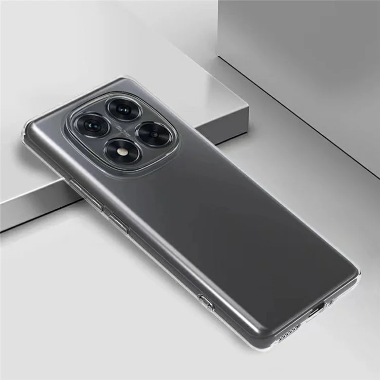 Husa pentru Xiaomi Redmi Note 14 Pro+ din silicon transparent, SKDR ClearGuard - Transparent - 2 | YEO