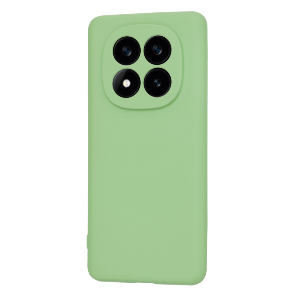 Husa pentru Xiaomi Redmi Note 14 Pro / Poco X7 din Silicon Catifelat, Protectie Premium, Skyddar SoftElegance - Verde deschis - 2 | YEO