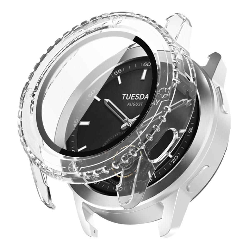 Husa Protectie 360°, Ultra-Subtire, Anti-Soc pentru Xiaomi Watch S3, Anti-Soc Full Screen - Transparenta