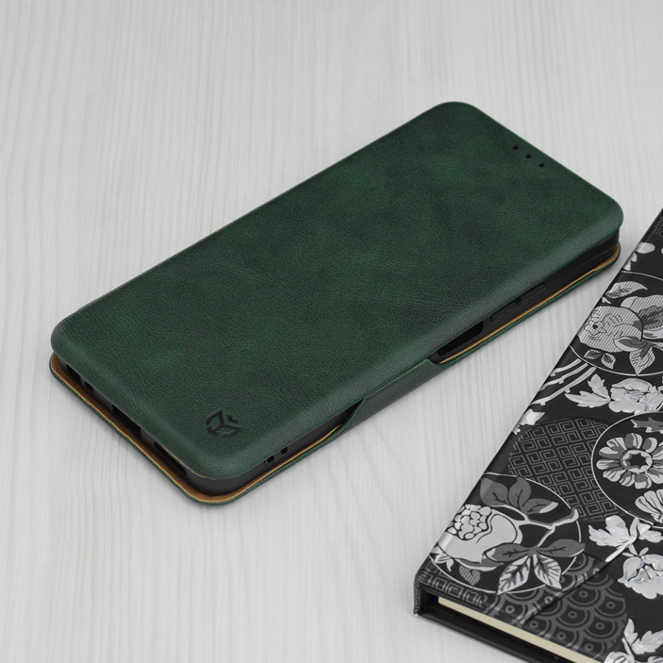 Husa Realme C67 4G tip carte magnetica, Techsuit Safe Wallet - Verde - 3 | YEO