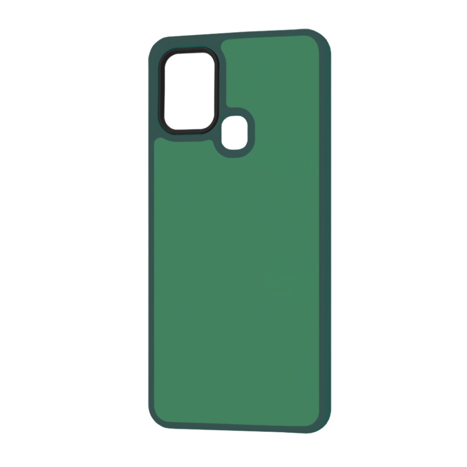 Husa Samsung Galaxy A21s, ce Absoarbe Cele mai Aspre Socuri, Skyddar Frosted - Verde inchis - 3 | YEO