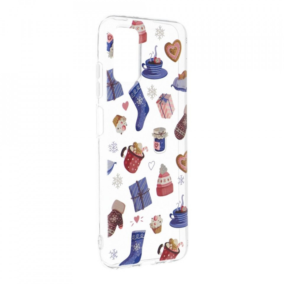 Husa Samsung Galaxy A22 5G din silicon, Skyddar Winter - Multicolor