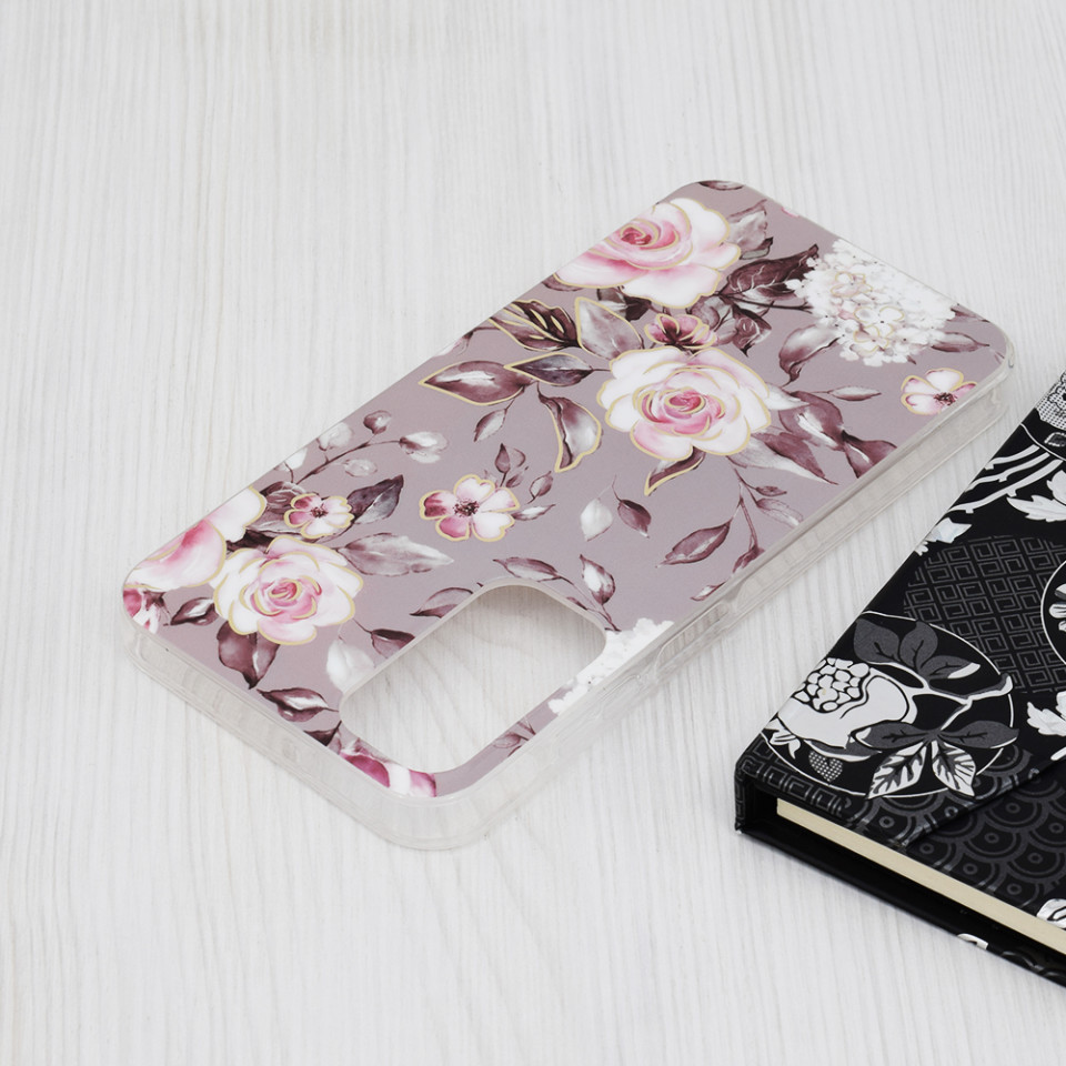 Husa Samsung Galaxy A25 5G Marble Series, Techsuit - Bloom of Ruth Gray - 3 | YEO