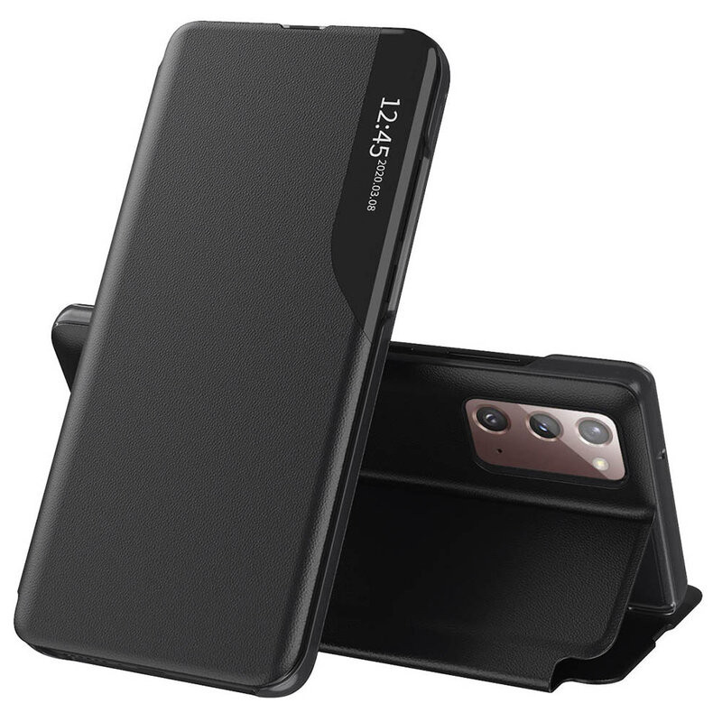 Husa Samsung Galaxy Note 20 tip carte, Techsuit eFold - Negru