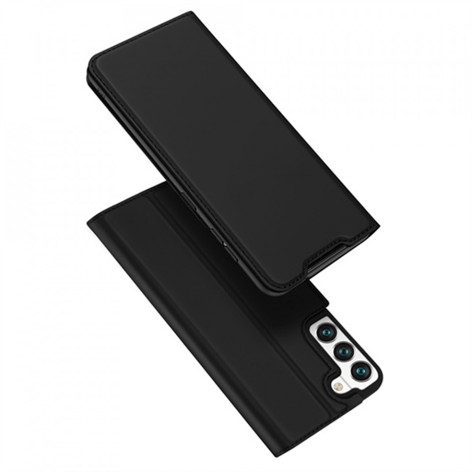 Husa Samsung Galaxy S22 tip carte, Skin Pro Dux Ducis - Negru