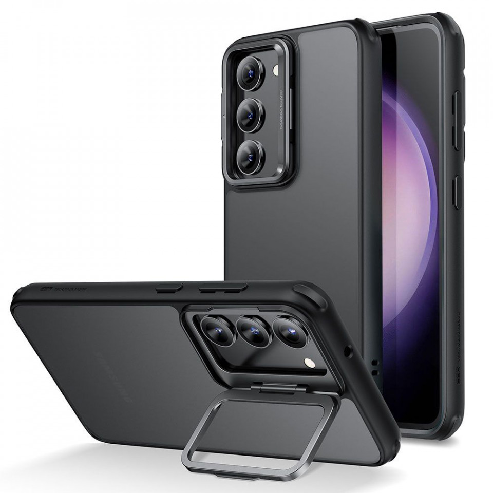 Husa Samsung Galaxy S23 Plus, ESR Classic Kickstand - Frosted Black