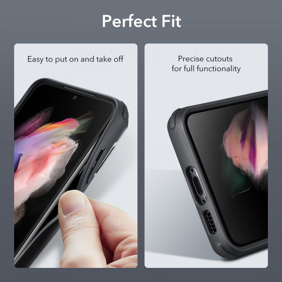 Husa Samsung Galaxy S23 Plus, ESR Classic Kickstand - Negru Transparent - 3 | YEO