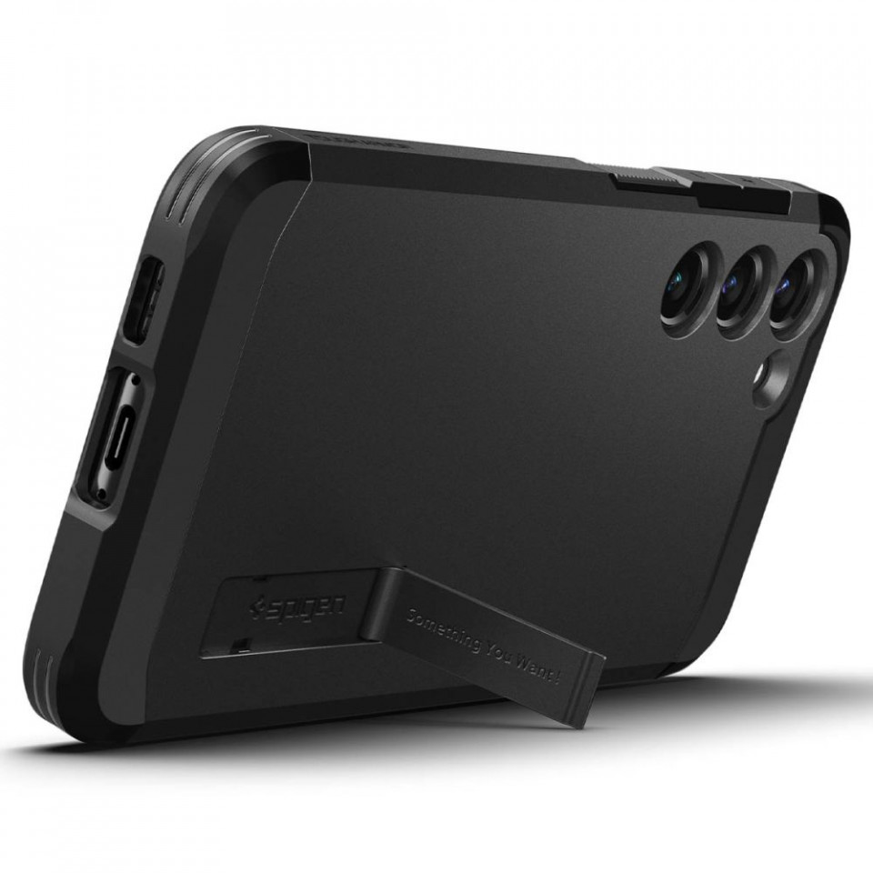 Husa Samsung Galaxy S23, Spigen Tough Armor - Negru - 3 | YEO