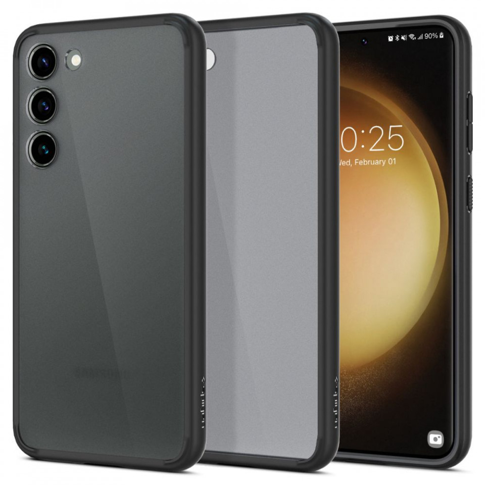 Husa Samsung Galaxy S23, Spigen Ultra Hybrid - Frost Black