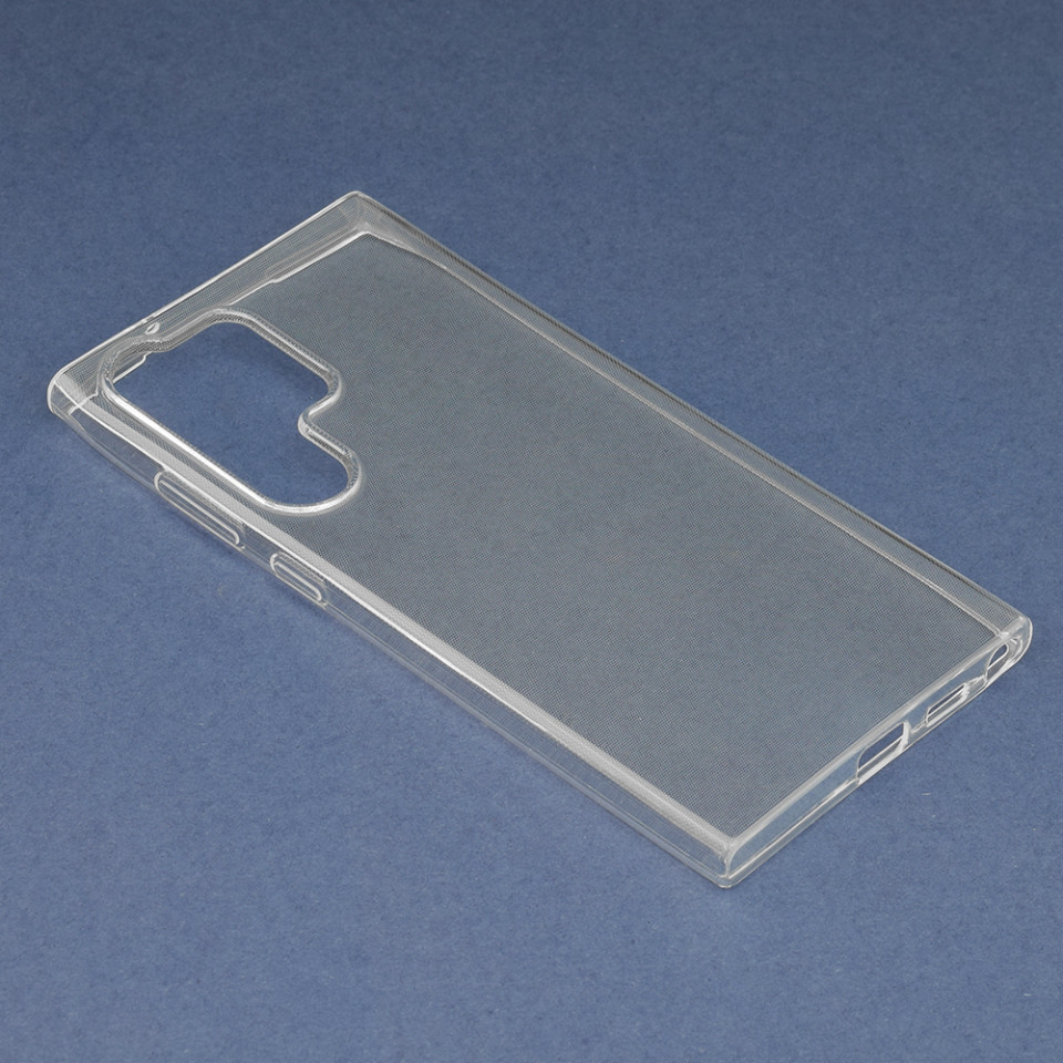 Husa Samsung Galaxy S23 Ultra din silicon TPU slim, Techsuit - Transparent - 1 | YEO