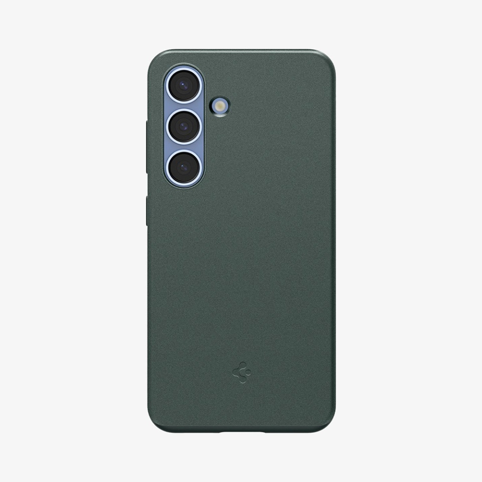 Husa slim Samsung Galaxy S25, Spigen Thin Fit - Verde inchis - 2 | YEO
