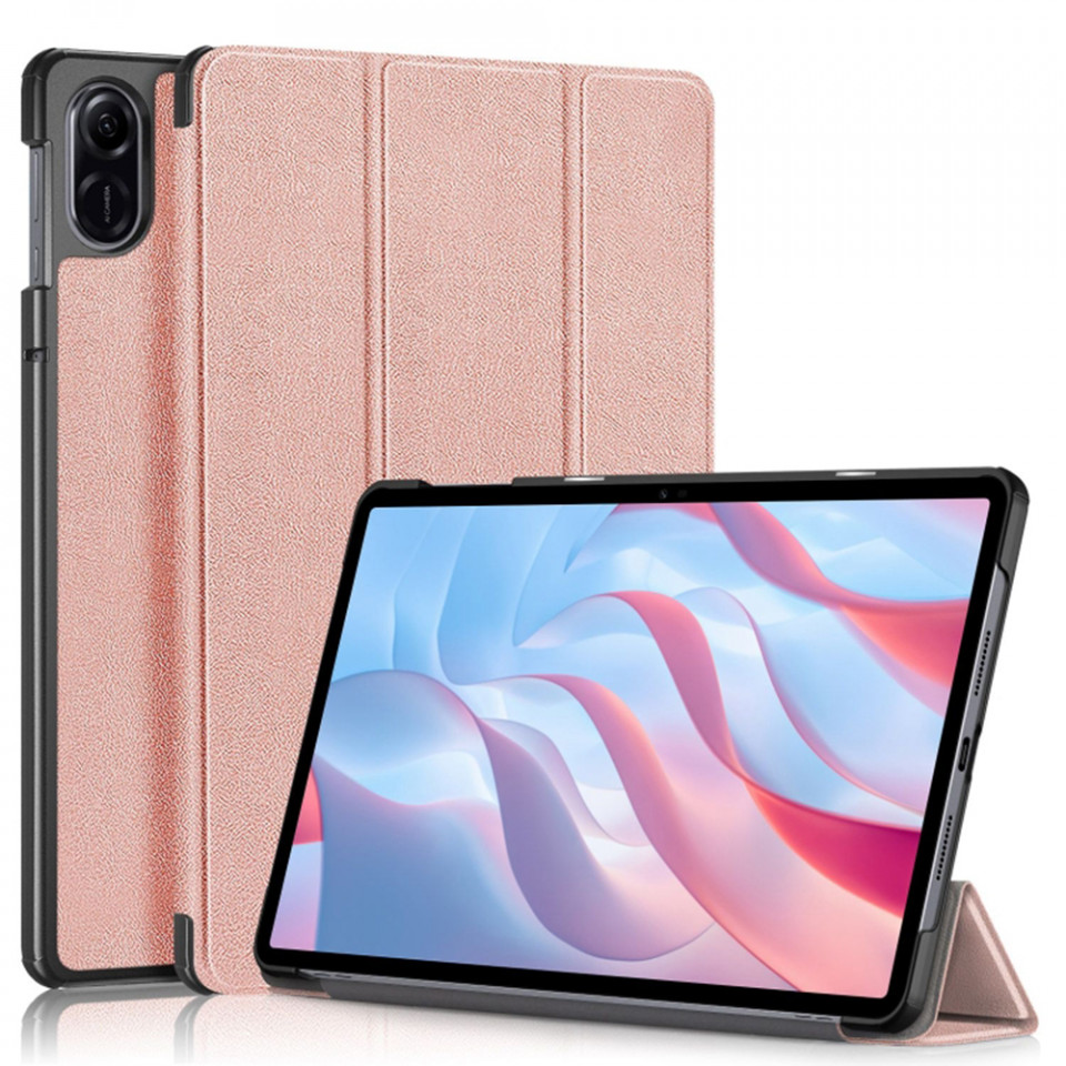 Husa tableta pentru Honor Pad X9 / Pad X8 Pro cu suport Multi-Unghi și functie Sleep/Wake , SKYDDAR FoldVision - Roz