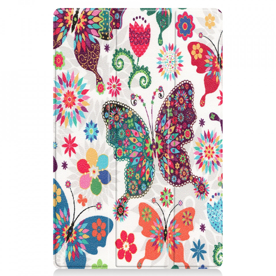 Husa tableta pentru Lenovo Tab P11 / Tab P11 Plus cu suport Multi-Unghi și functie Sleep/Wake , SKYDDAR FoldVision Colour - Butterfly - 2 | YEO