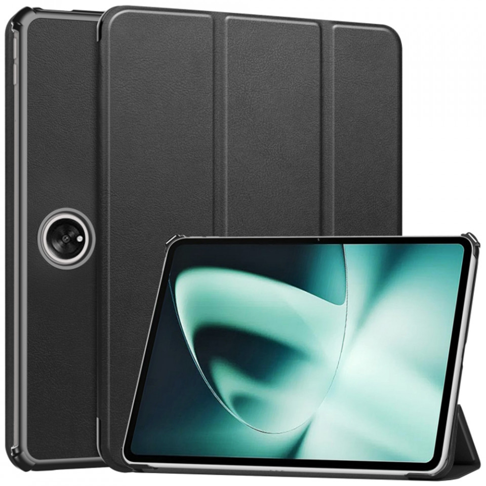 Husa tableta pentru OnePlus Pad cu suport Multi-Unghi și functie Sleep/Wake , SKYDDAR FoldVision - Negru