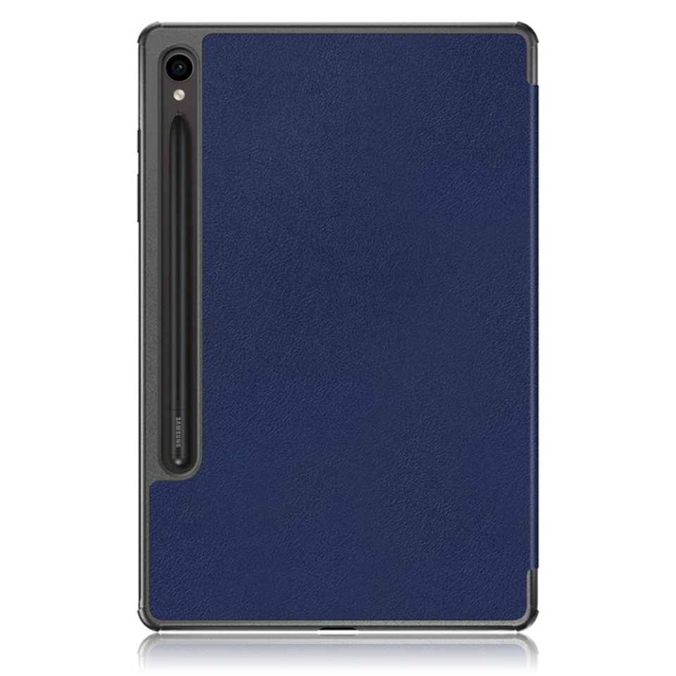 Husa tableta pentru Samsung Galaxy Tab S9 / S9 FE / S10 FE, SKYDDAR INNOVATION, cu suport Multi-Unghi si functie Sleep/Wake, FoldPro, Albastru, set cu sticker - 2 | YEO