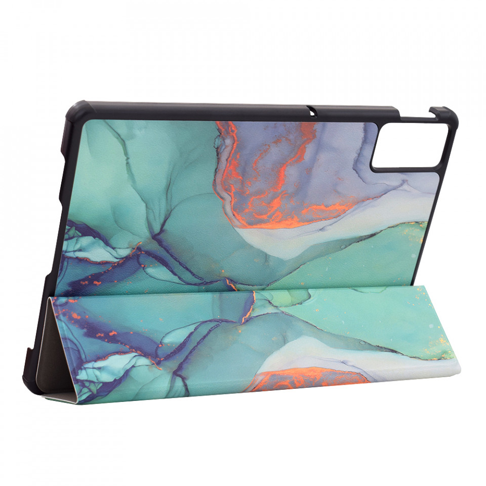 Husa tableta pentru Xiaomi Redmi Pad SE cu suport Multi-Unghi și functie Sleep/Wake , SKYDDAR FoldVision Colour - Green time - 3 | YEO