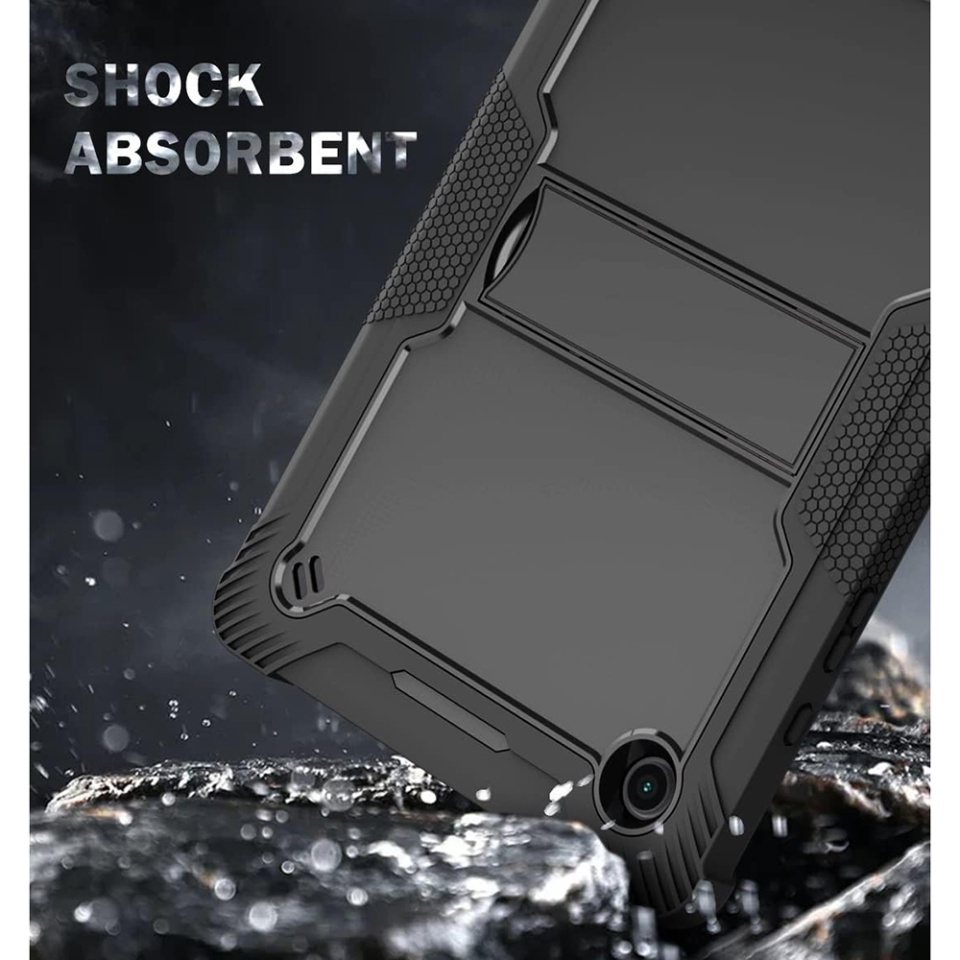 Husa tableta Samsung Galaxy Tab A8 10.5 (2021), Ideala pentru Utilizare Zilnica, Antisoc si Anti-zgarieturi, SKDR TabArmor - Negru - 2 | YEO