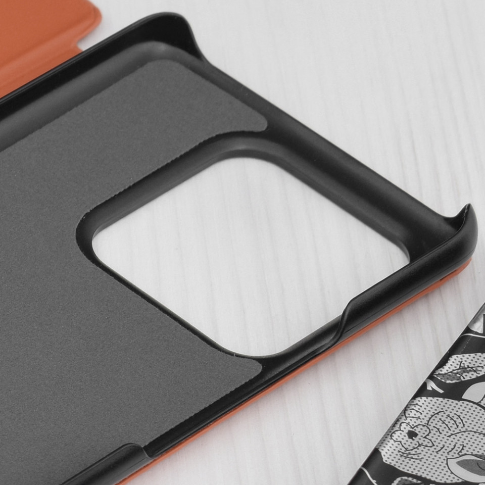 Husa Xiaomi 13 Pro tip carte Techsuit eFold - Portocaliu - 3 | YEO