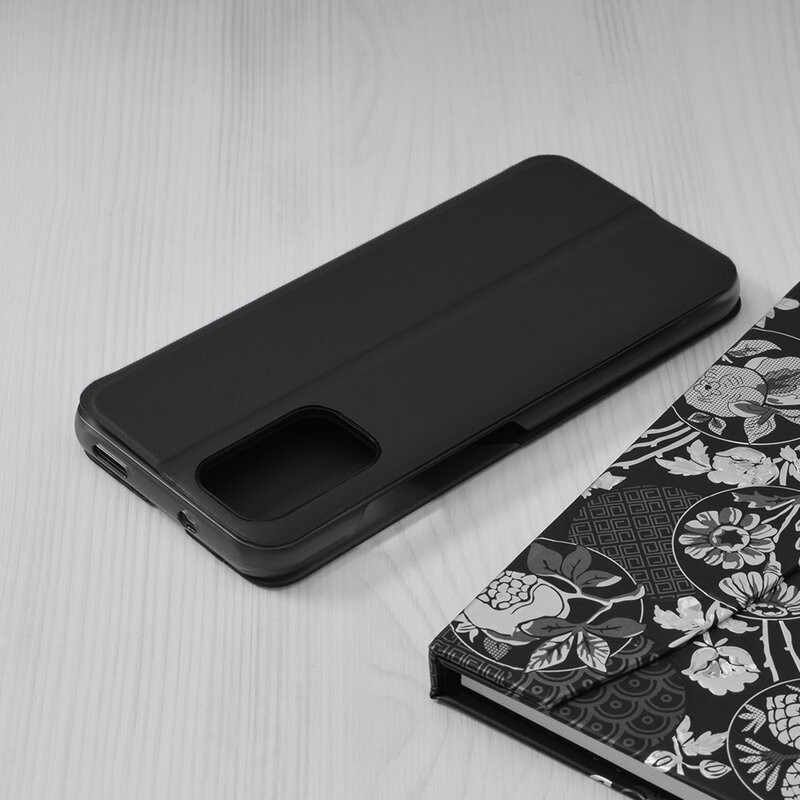 Husa Xiaomi Redmi Note 10 / 10S tip carte, Techsuit eFold - Negru - 2 | YEO