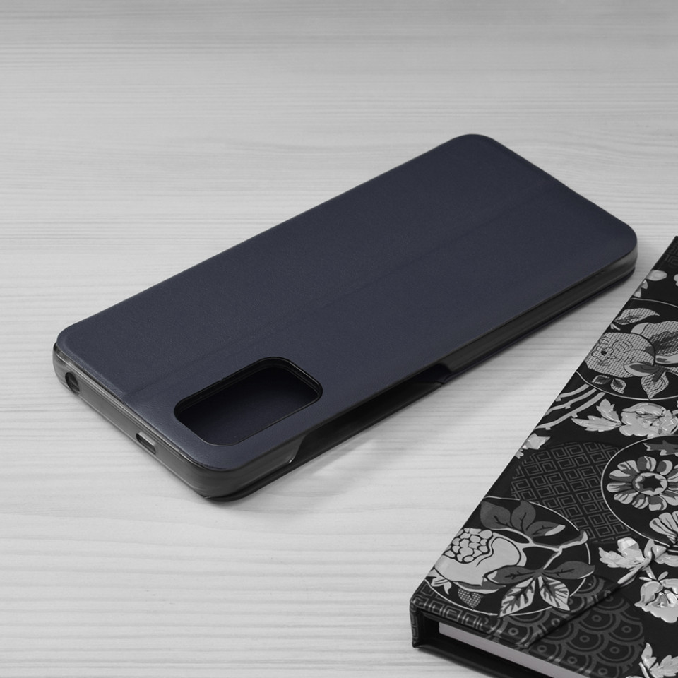 Husa Xiaomi Redmi Note 10 5G tip carte, Techsuit eFold - Dark Blue - 1 | YEO