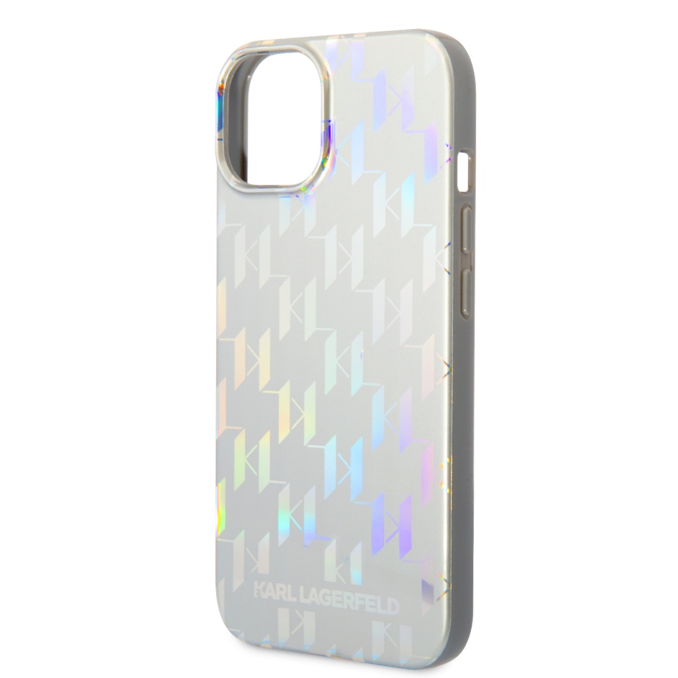 Huse pentru iPhone 14 Plus, Karl Lagerfeld, Hardcase Monogram, Argintiu - 1 | YEO