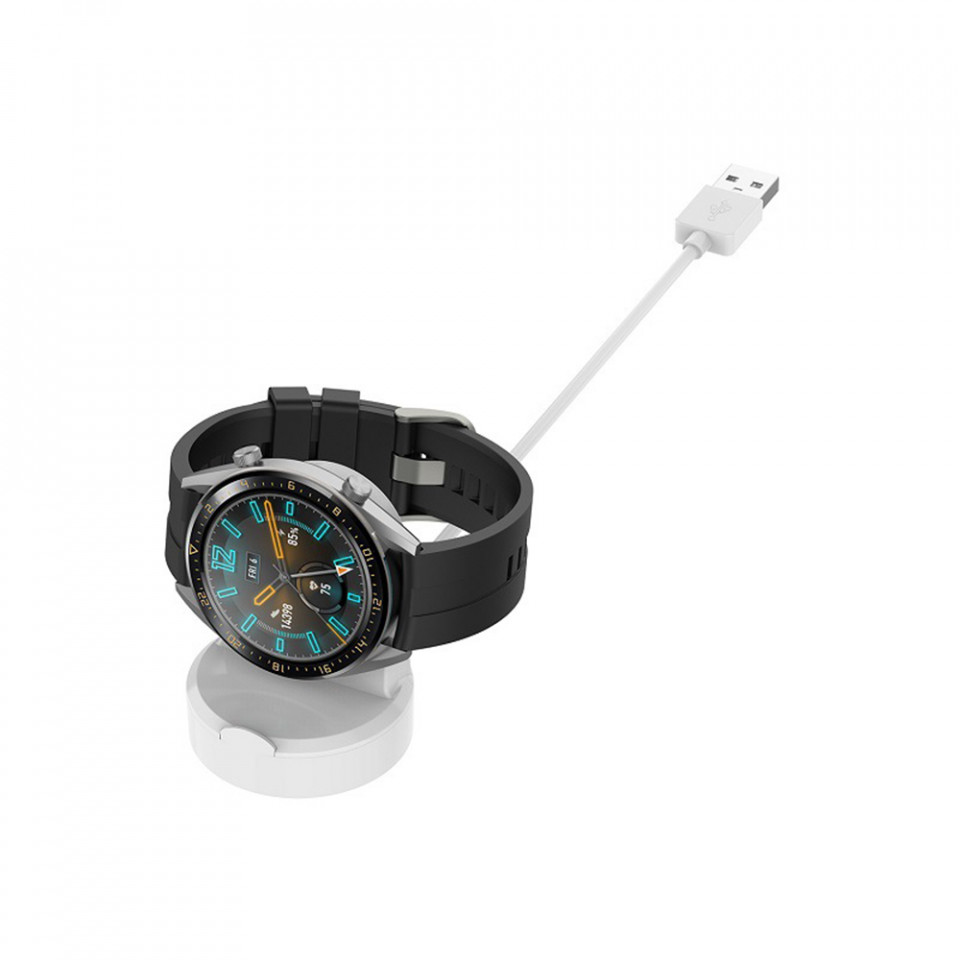 Incarcator pentru Huawei Watch, Honor Watch, USB, 3.5W - Techsuit (THC4) - Black - 3 | YEO