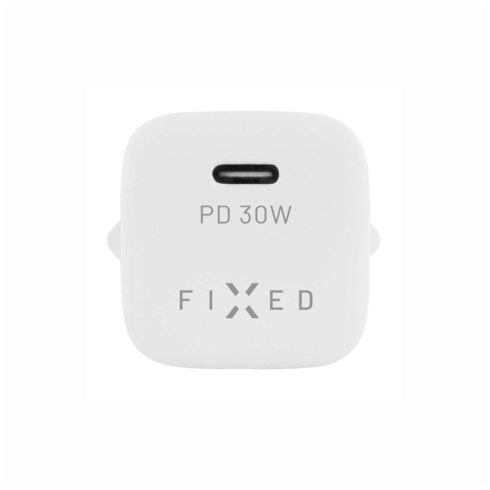 Incarcator Priza 30W, FIXED, Mini PD 3.0 Port Type-C, Incarcare Rapida, Alb - 1 | YEO