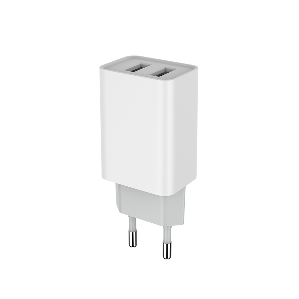 Incarcator Priza cu 2 porturi, ColorWay, Compacta, 2x USB, 10W, 2.1A, Wall Charger CHS015, Negru