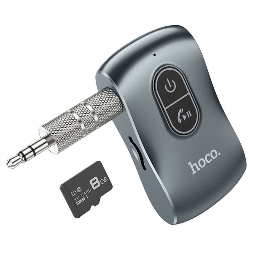 Modulator FM Card memorie, Jack 3.5mm, HOCO (E73) - Negru - 4 | YEO