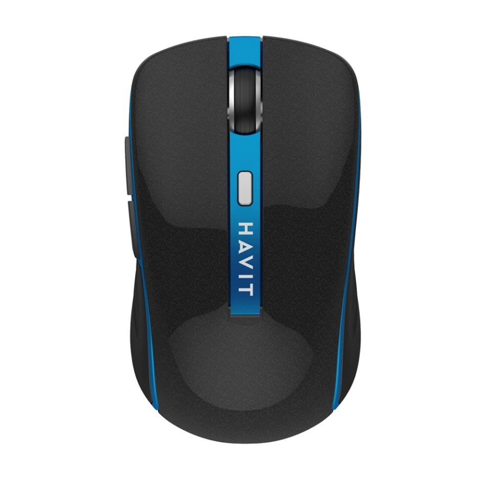 Mouse Wireless Havit MS951GT, 2.4GHz, 1600 DPI, Negru;albastru