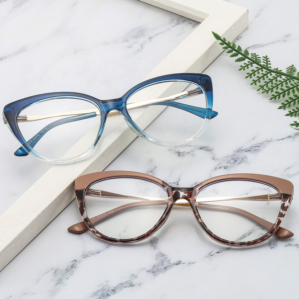 Ochelari calculator dama protectie lumina albastra, Techsuit (F5018-C9) - Transparent Red - 3 | YEO