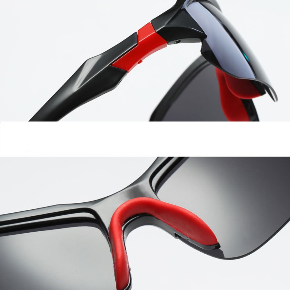 Ochelari de Ciclism și Activități Sportive Outdoor, cu Protecție UV, Unisex 9301 - Negru Portocaliu - 1 | YEO