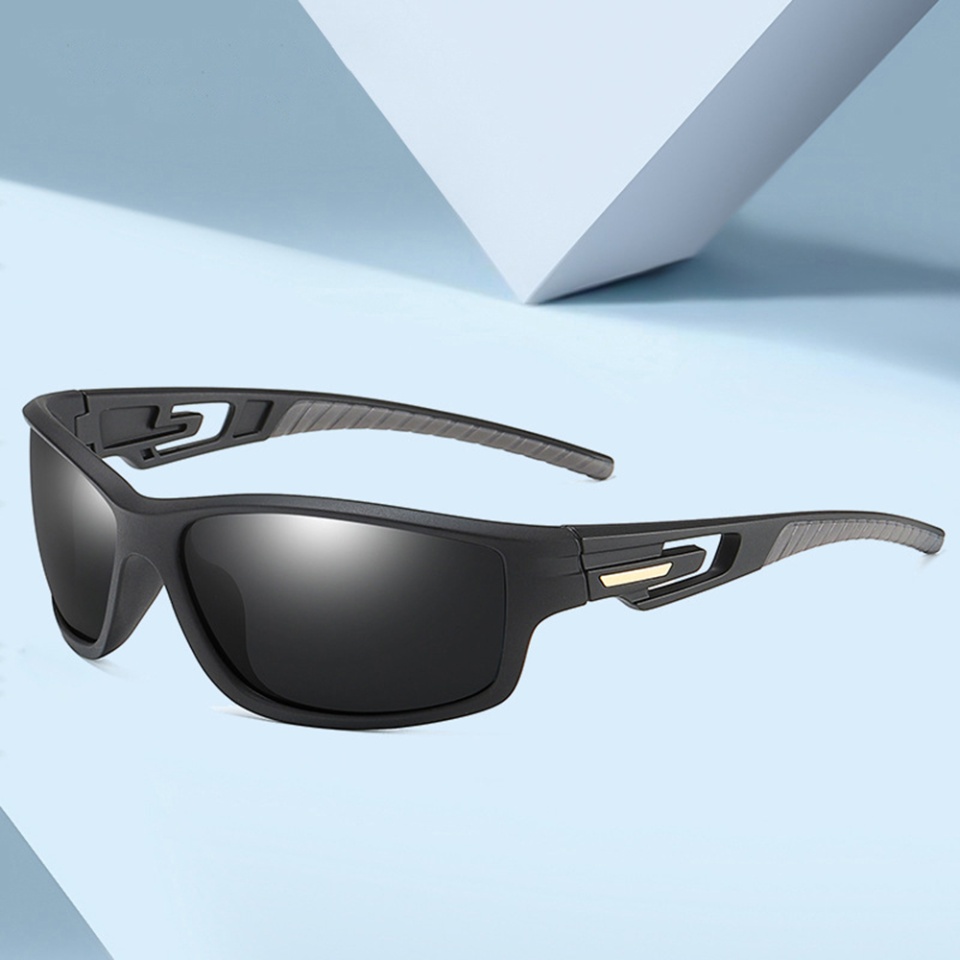 Ochelari de Ciclism și Activități Sportive Outdoor, Polarizați, Rectangulari, Unisex - Albastru - 2 | YEO