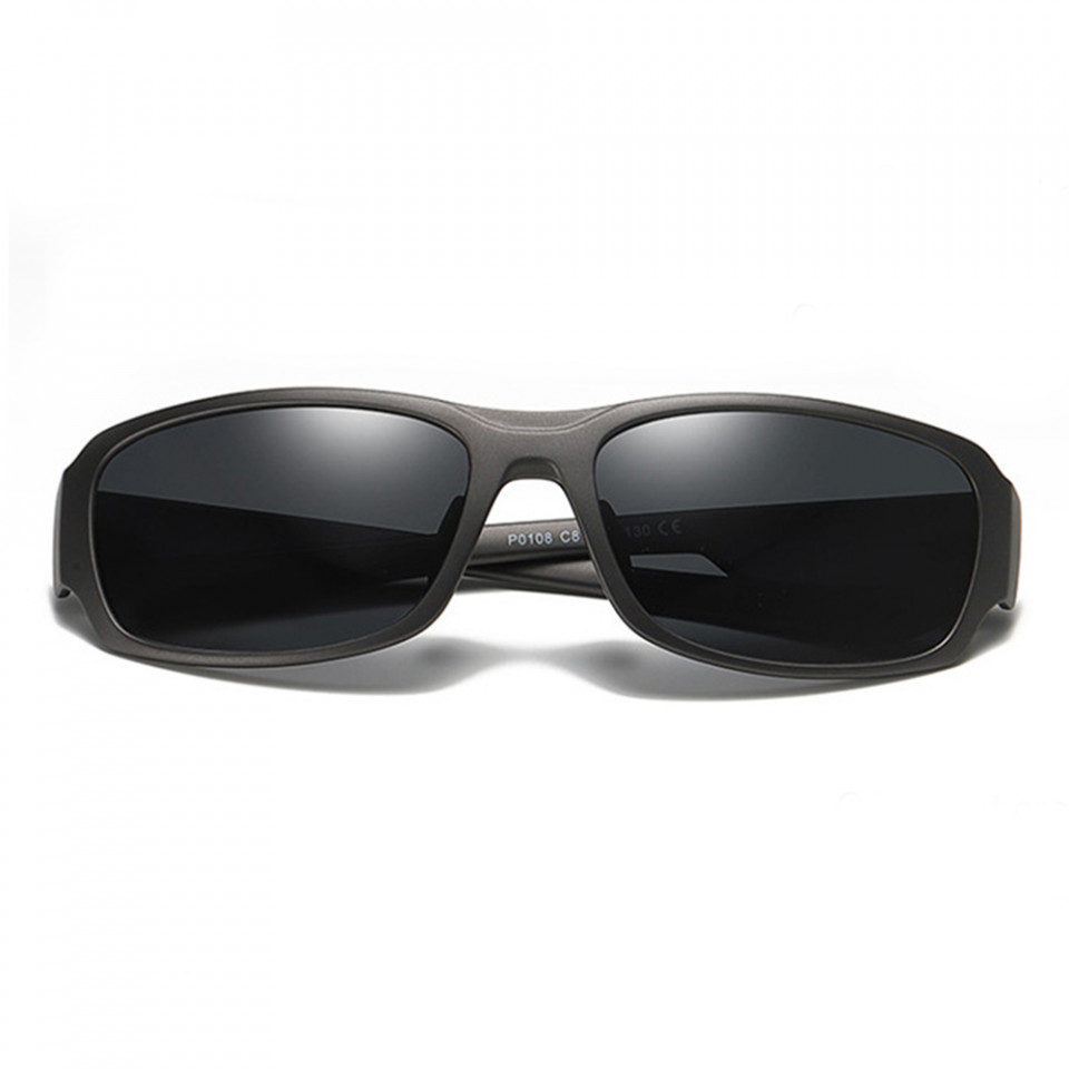 Ochelari soare barbati cu protectie UV (MM108), Techsuit - Matte Gray - 1 | YEO