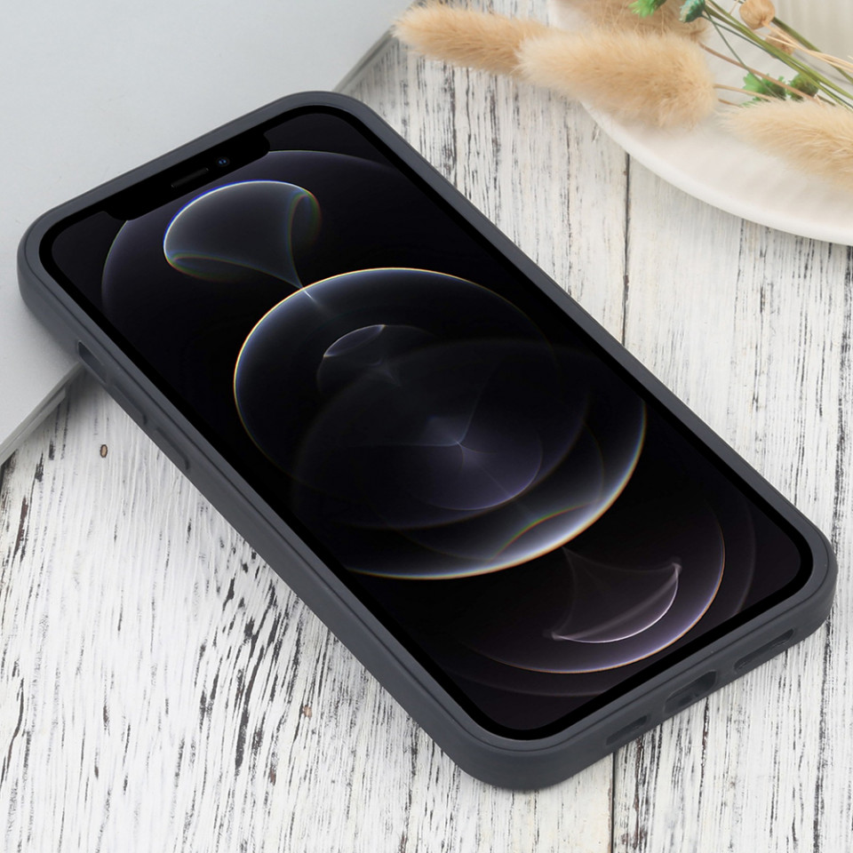 [Pachet 360°] Husa + Folie pentru iPhone 12 Pro, SKDR ColorShield 360° - Negru - 1 | YEO